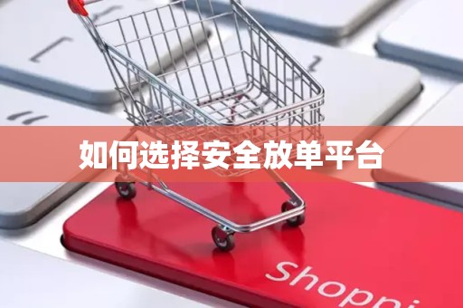 如何选择安全放单平台