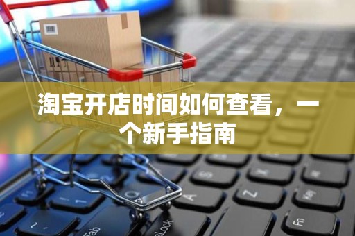 淘宝开店时间如何查看，一个新手指南