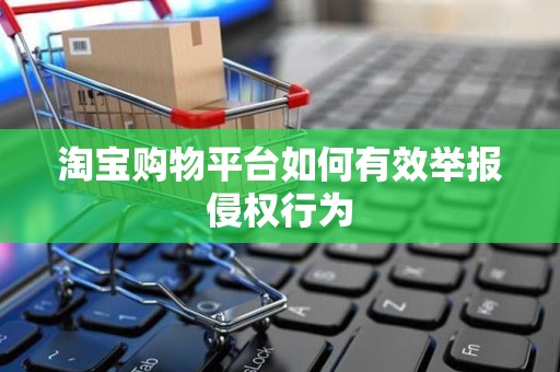 淘宝购物平台如何有效举报侵权行为