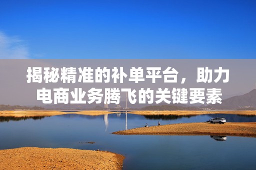 揭秘精准的补单平台，助力电商业务腾飞的关键要素