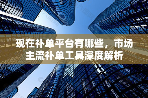 现在补单平台有哪些，市场主流补单工具深度解析