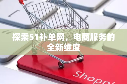 探索51补单网，电商服务的全新维度