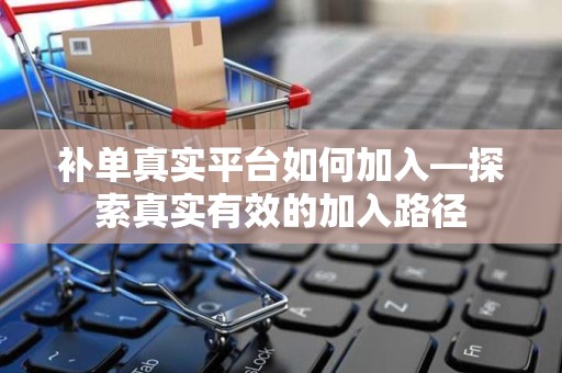 补单真实平台如何加入—探索真实有效的加入路径