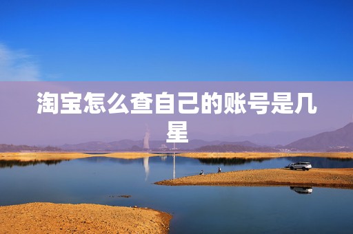 淘宝怎么查自己的账号是几星