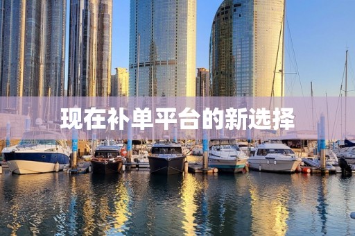 现在补单平台的新选择