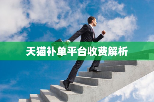 天猫补单平台收费解析
