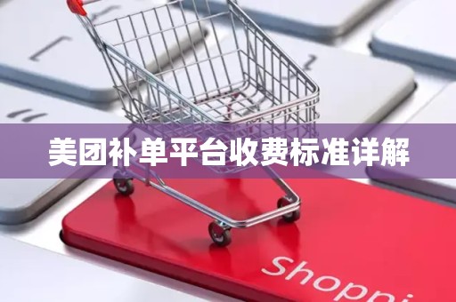 美团补单平台收费标准详解