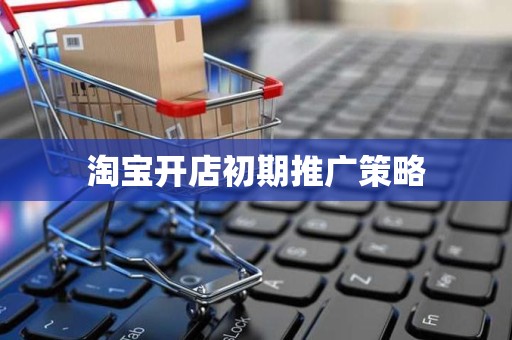 淘宝开店初期推广策略