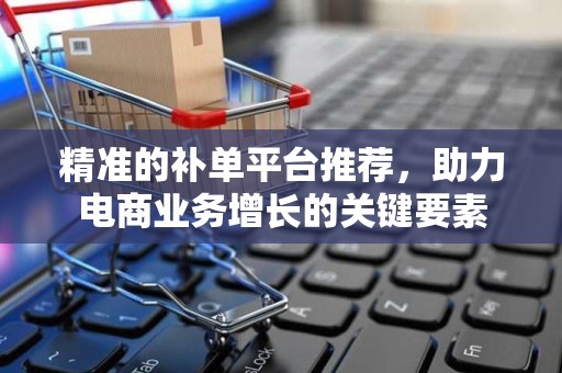 精准的补单平台推荐，助力电商业务增长的关键要素