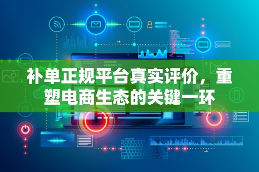 补单正规平台真实评价，重塑电商生态的关键一环