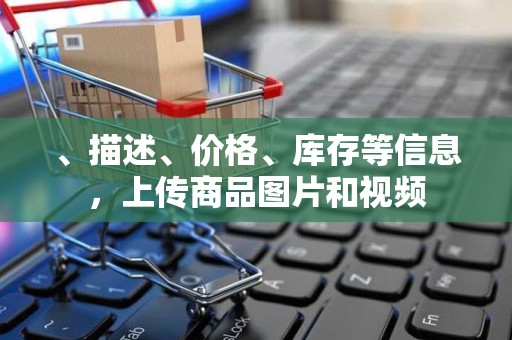 、描述、价格、库存等信息，上传商品图片和视频