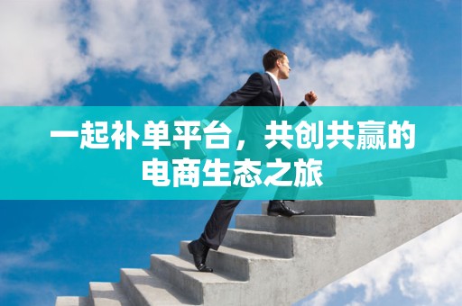 一起补单平台，共创共赢的电商生态之旅