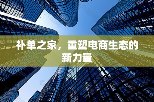 补单之家，重塑电商生态的新力量
