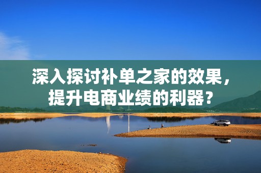 深入探讨补单之家的效果，提升电商业绩的利器？