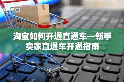 淘宝如何开通直通车—新手卖家直通车开通指南