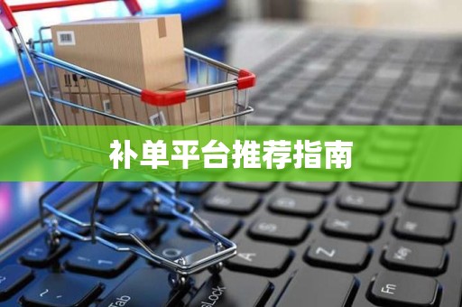 补单平台推荐指南