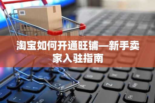 淘宝如何开通旺铺—新手卖家入驻指南