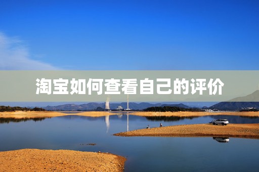 淘宝如何查看自己的评价