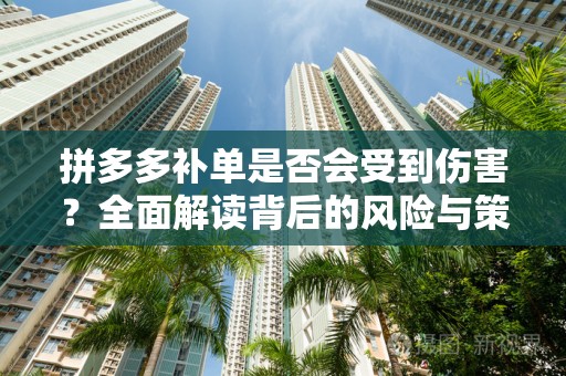 拼多多补单是否会受到伤害？全面解读背后的风险与策略