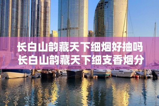 长白山韵藏天下细烟好抽吗 长白山韵藏天下细支香烟分析