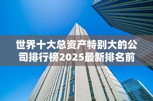 世界十大总资产特别大的公司排行榜2025最新排名前十名榜单出炉