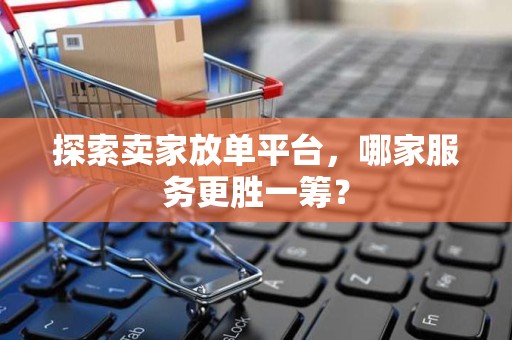 探索卖家放单平台，哪家服务更胜一筹？