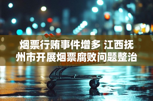 烟票行贿事件增多 江西抚州市开展烟票腐败问题整治！
