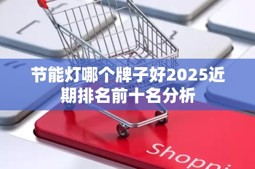 节能灯哪个牌子好2025近期排名前十名分析