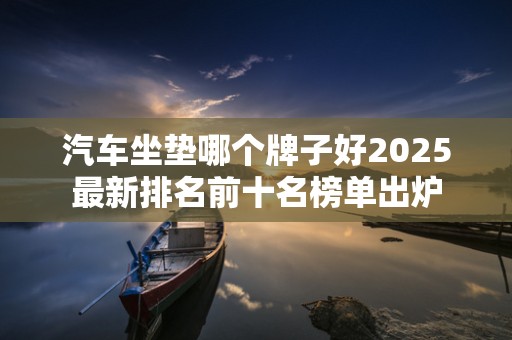 汽车坐垫哪个牌子好2025最新排名前十名榜单出炉
