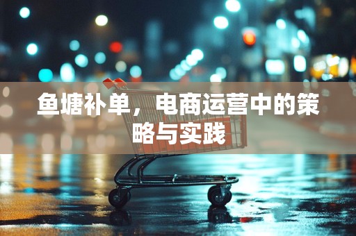 鱼塘补单，电商运营中的策略与实践