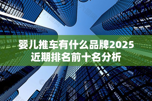 婴儿推车有什么品牌2025近期排名前十名分析