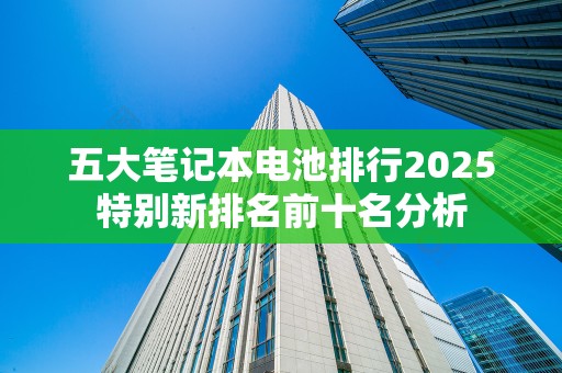 五大笔记本电池排行2025特别新排名前十名分析