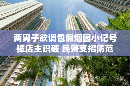 两男子欲调包假烟因小记号被店主识破 民警支招防范对策