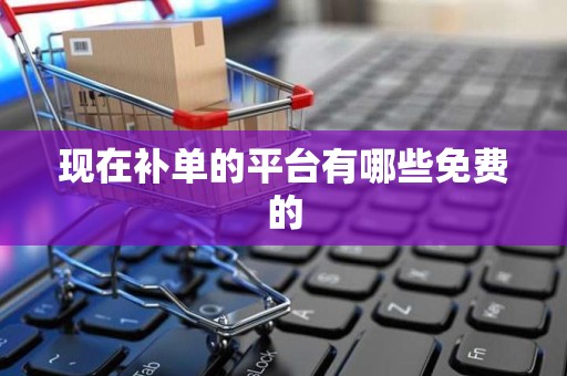 现在补单的平台有哪些免费的