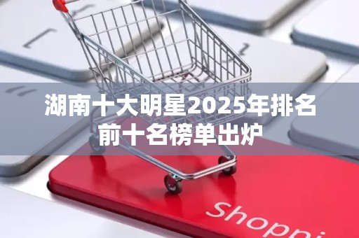 湖南十大明星2025年排名前十名榜单出炉