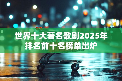 世界十大著名歌剧2025年排名前十名榜单出炉