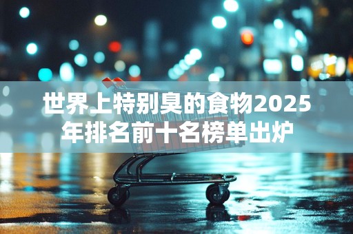 世界上特别臭的食物2025年排名前十名榜单出炉