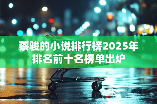 蔡骏的小说排行榜2025年排名前十名榜单出炉
