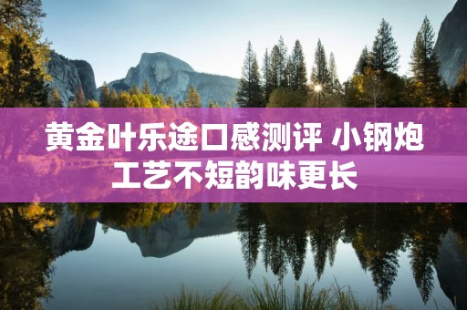 黄金叶乐途口感测评 小钢炮工艺不短韵味更长