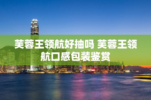 芙蓉王领航好抽吗 芙蓉王领航口感包装鉴赏