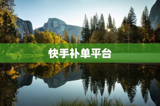 快手补单平台