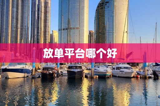 放单平台哪个好