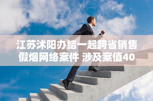 江苏沭阳办结一起跨省销售假烟网络案件 涉及案值400万元！