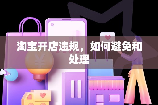 淘宝开店违规，如何避免和处理