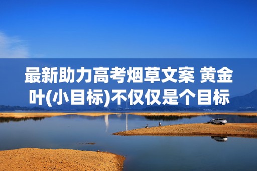 最新助力高考烟草文案 黄金叶(小目标)不仅仅是个目标
