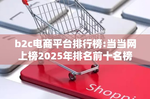 b2c电商平台排行榜:当当网上榜2025年排名前十名榜单出炉