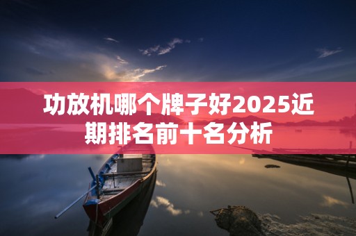 功放机哪个牌子好2025近期排名前十名分析
