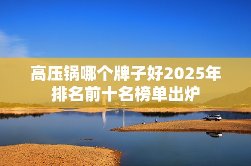 高压锅哪个牌子好2025年排名前十名榜单出炉