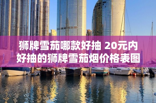 狮牌雪茄哪款好抽 20元内好抽的狮牌雪茄烟价格表图