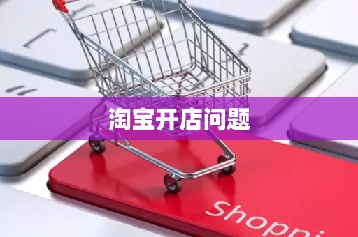 淘宝开店问题